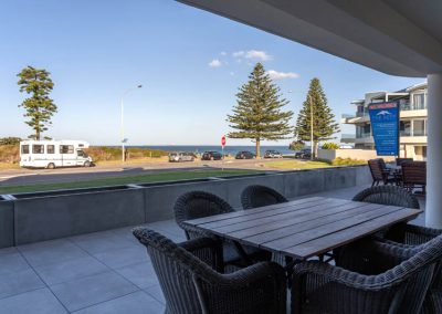 The Reef | 3 Bedroom Groundfloor Beachfront Apartment | Beachfront View